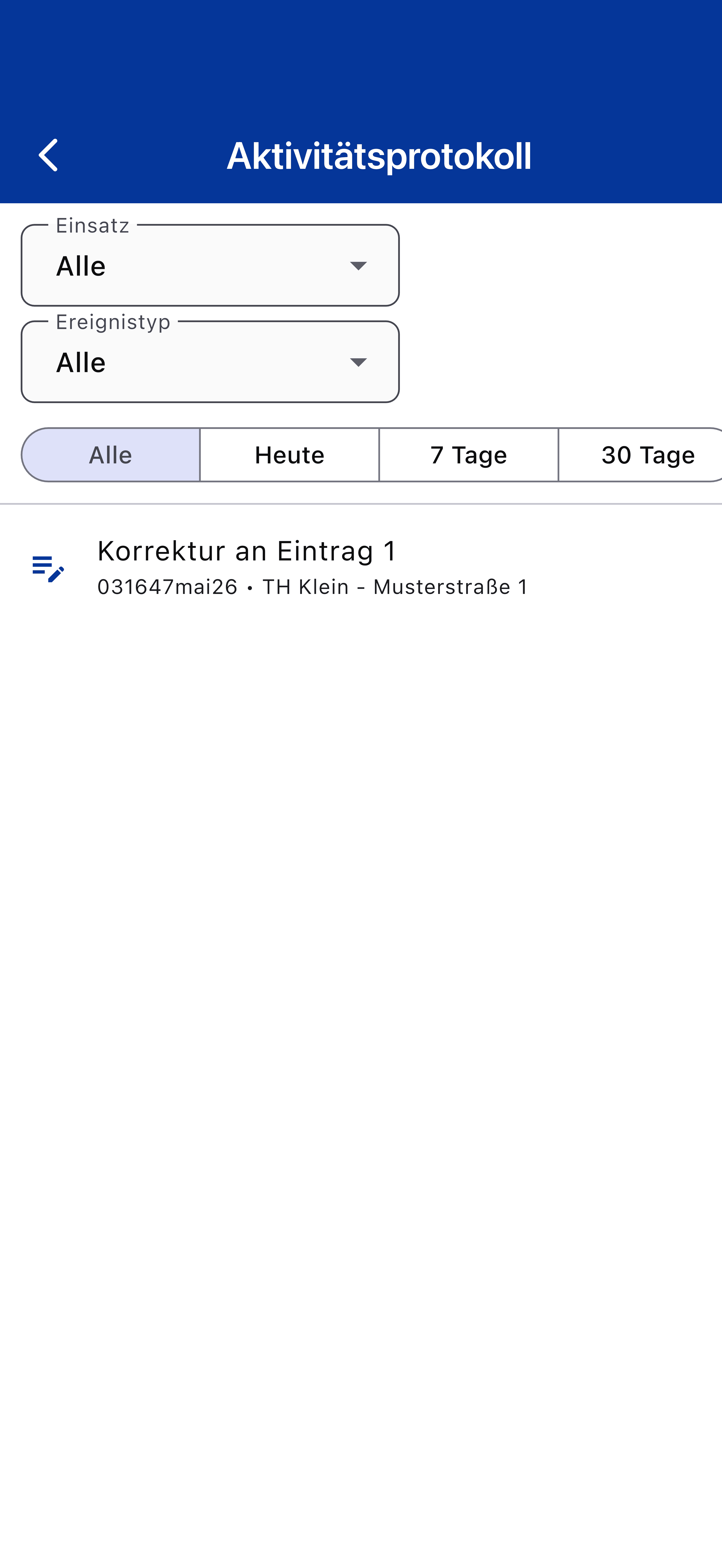Audit Log